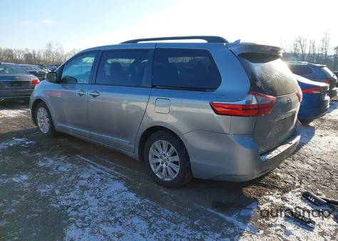 2015 Toyota Sienna Limited Premium 7 Passenger из США, поврежденный, VIN 5TDYK3DC1FS632451